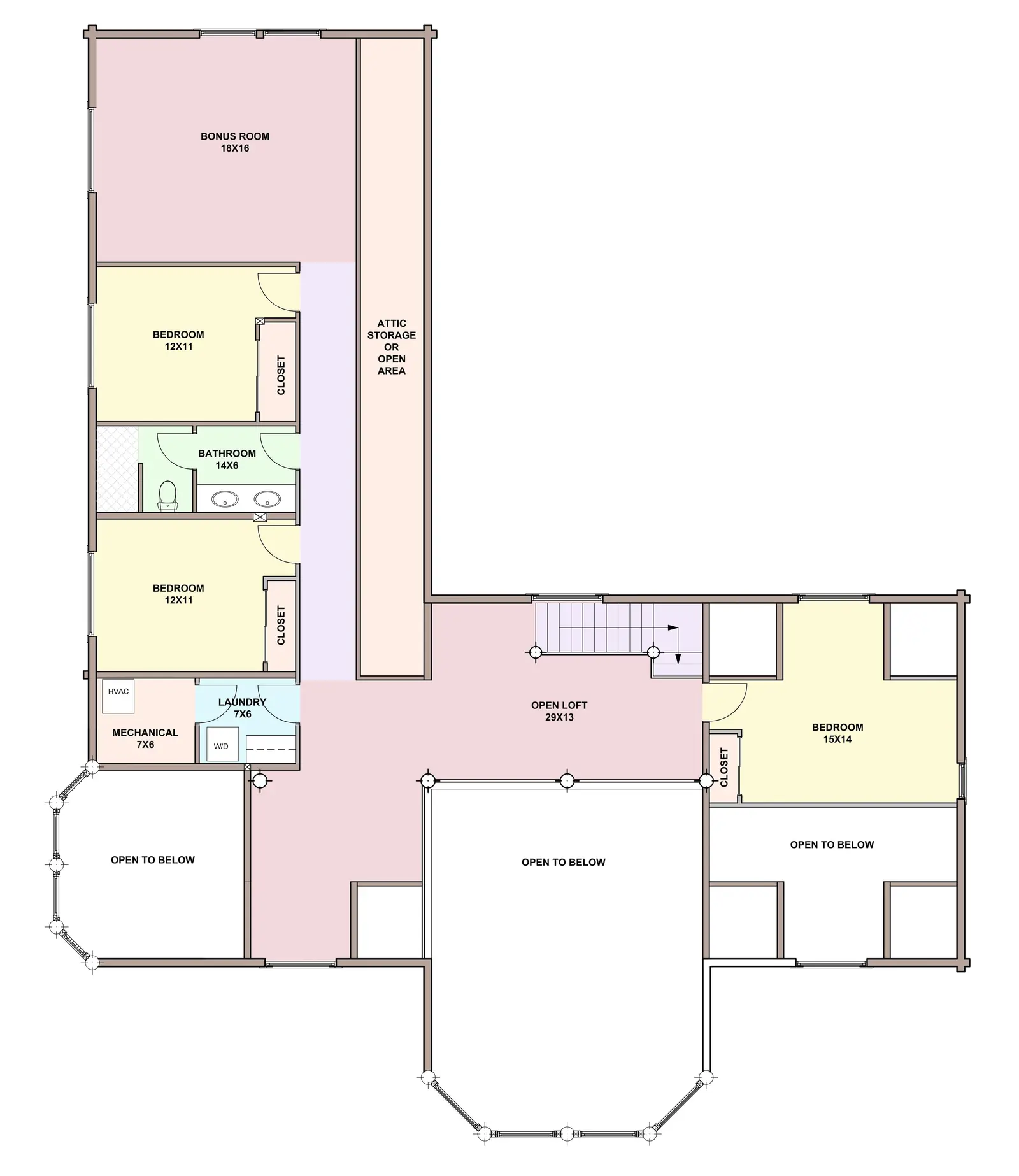 Zenith — loft floor plan