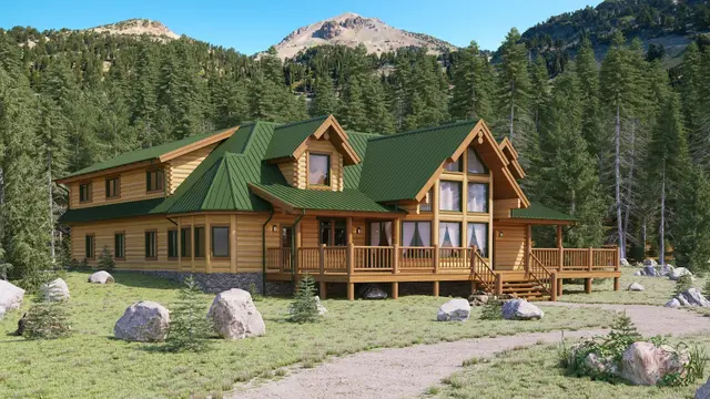Zenith - Log Home Floor Plans Shop by Sierra Log & Timber