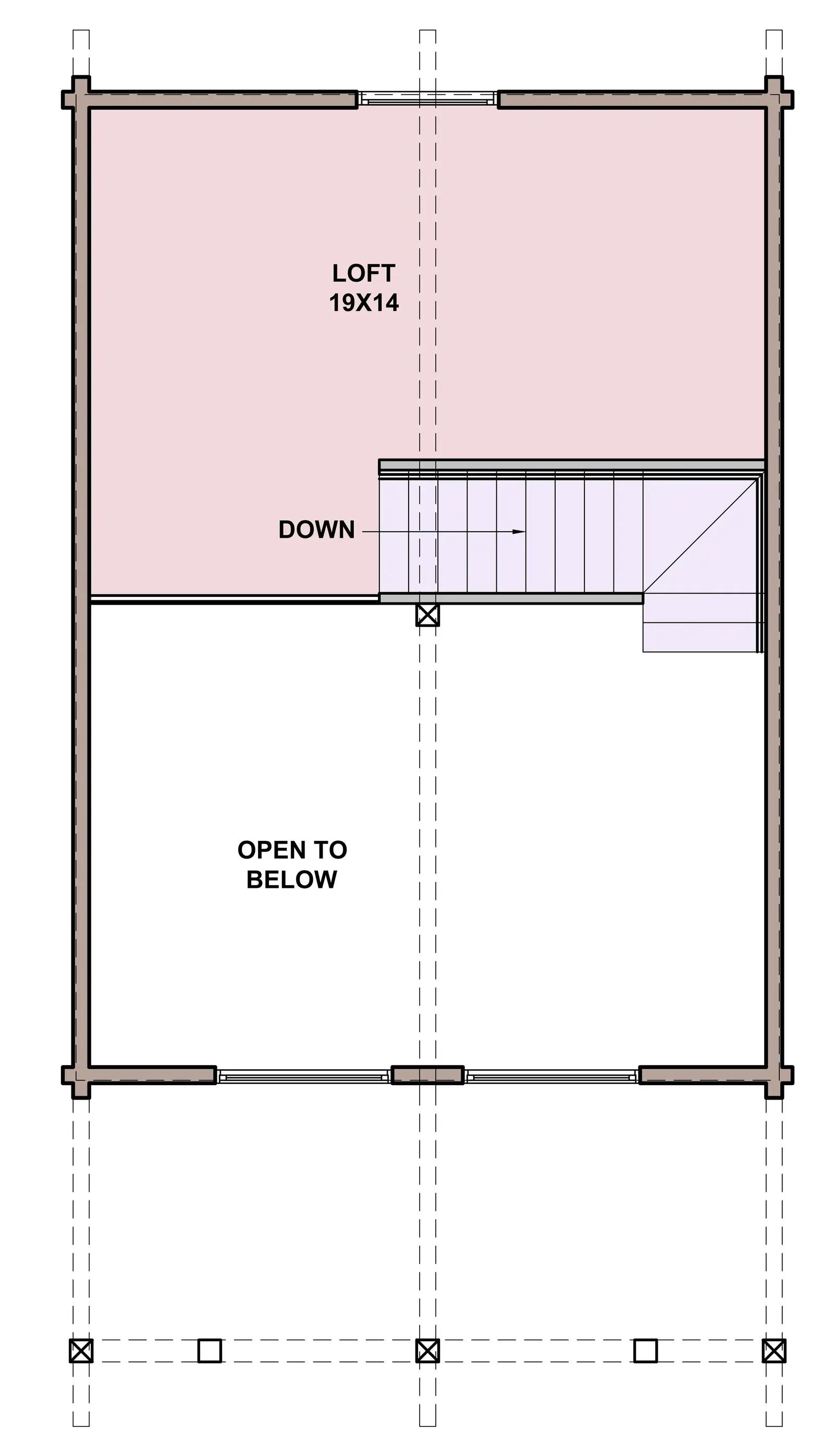 Lookout — loft floor plan