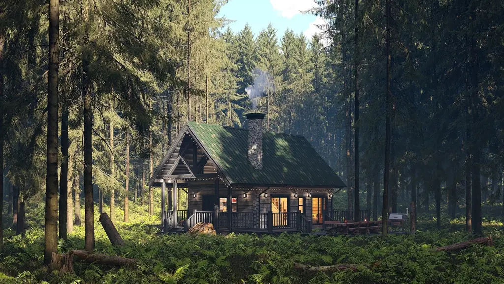 Lookout - Log Home Floor Plans Shop by Sierra Log & Timber