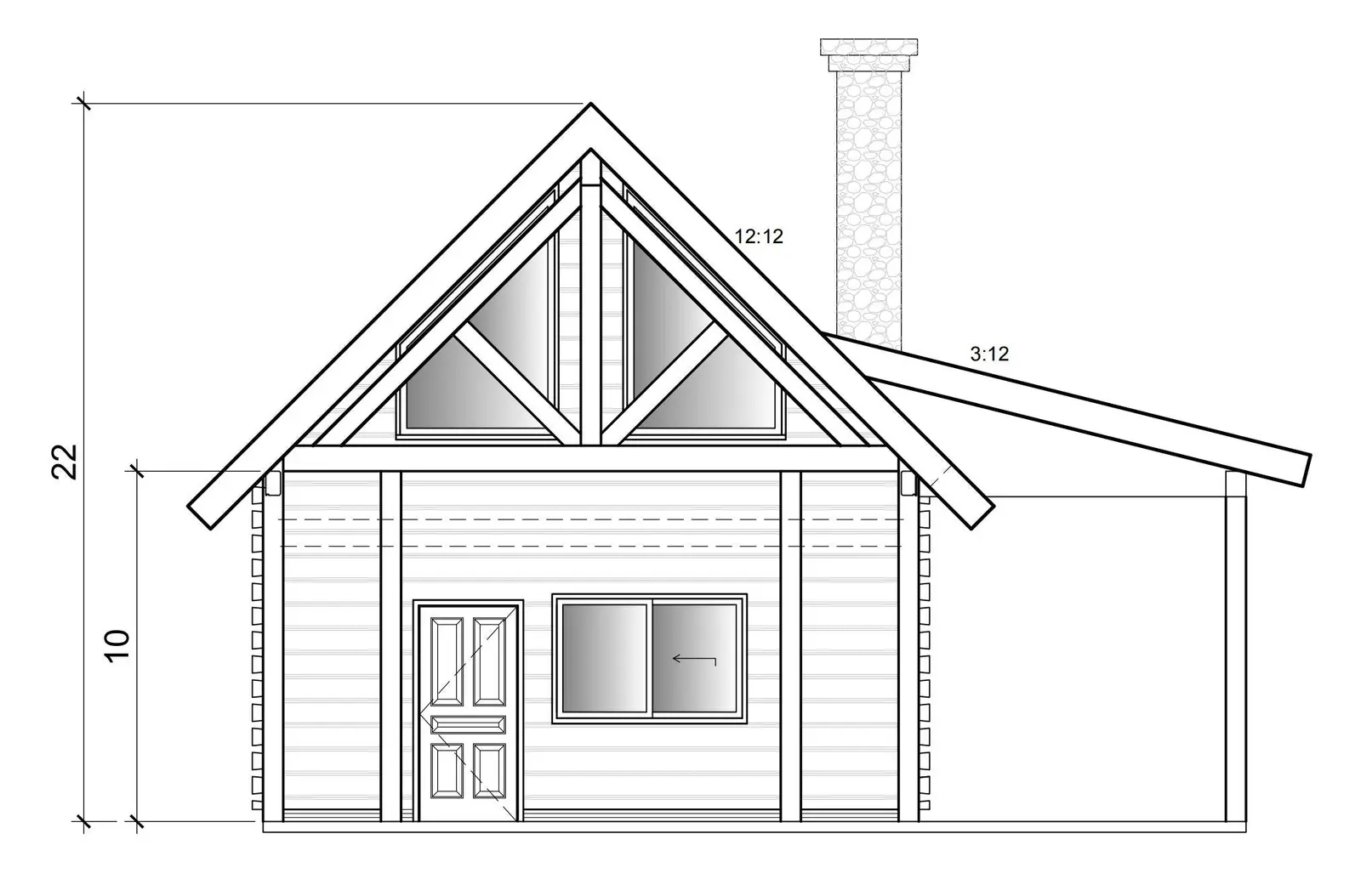 oak park — elevation 1