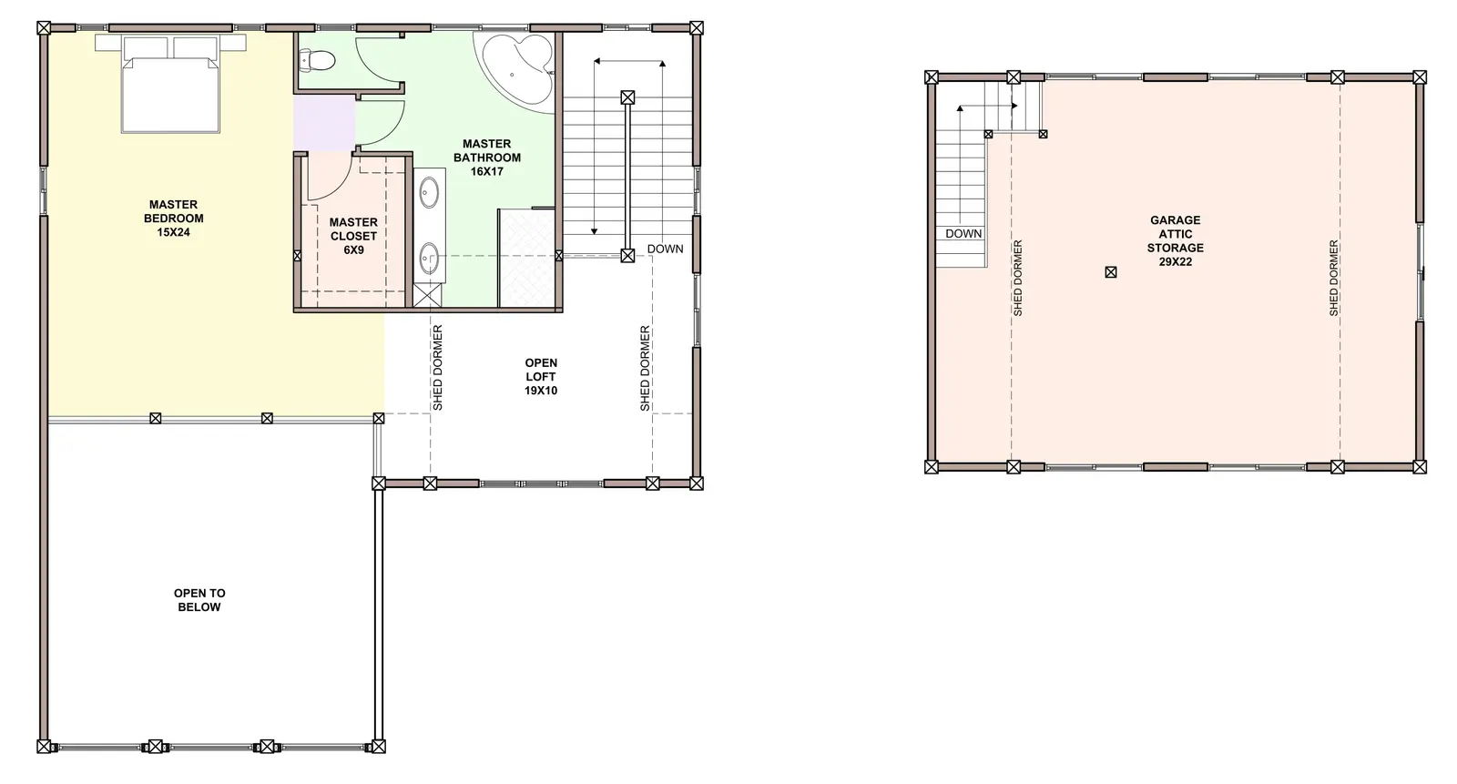 Summit — loft floor plan