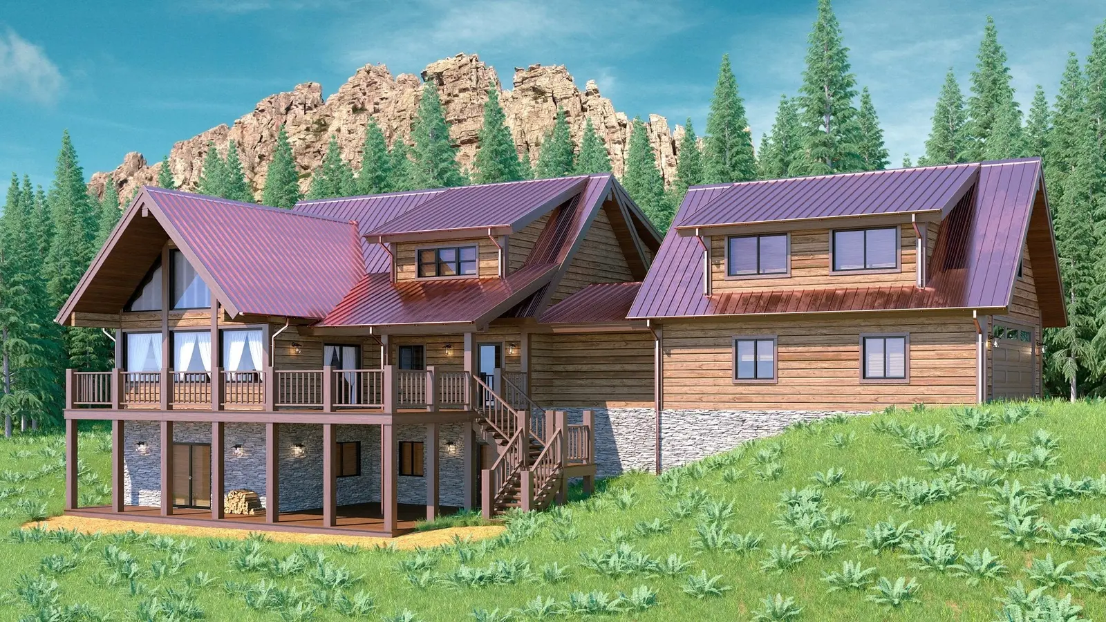 Summit - Log Home Floor Plans Shop by Sierra Log & Timber