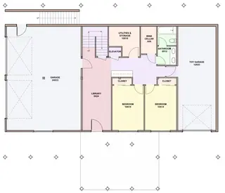 snow peak — basement floor plan