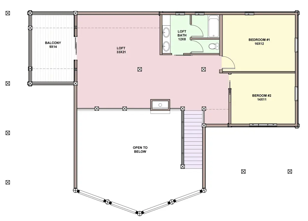 sonora heights — loft floor plan