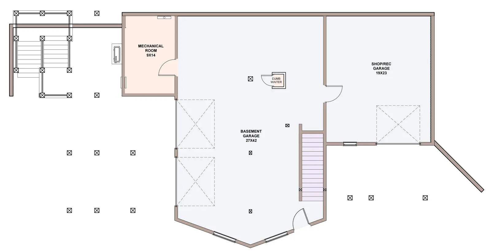 sonora heights — basement floor plan