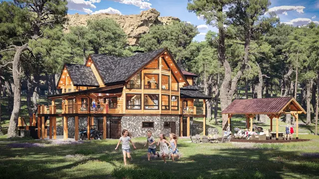 Sonora Heights - Log Home Floor Plans Shop by Sierra Log & Timber