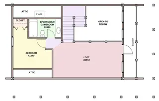 cedar meadow — loft floor plan