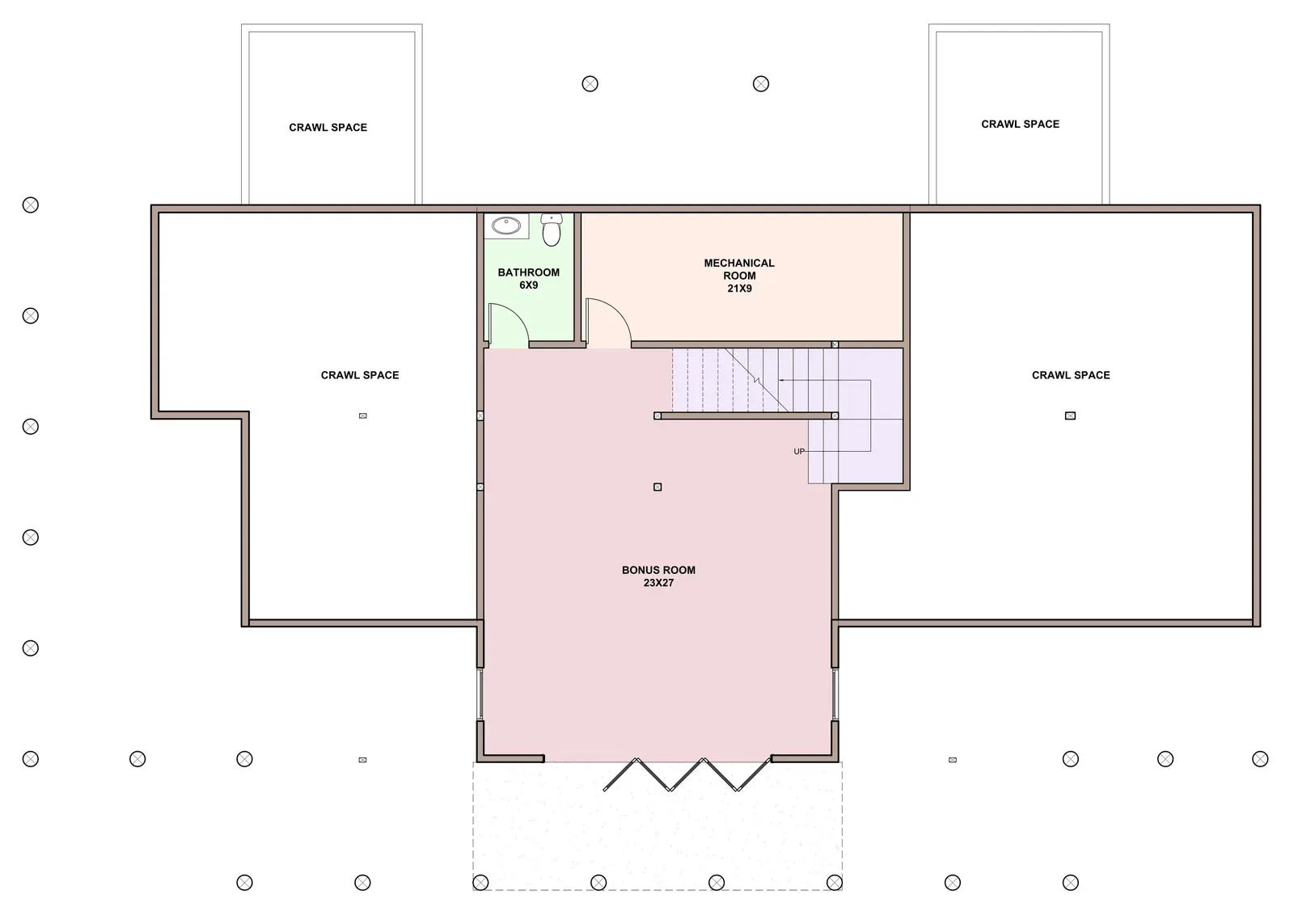 Wapati — basement floor plan