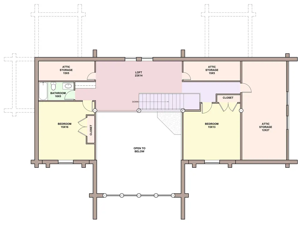 Wapati — loft floor plan