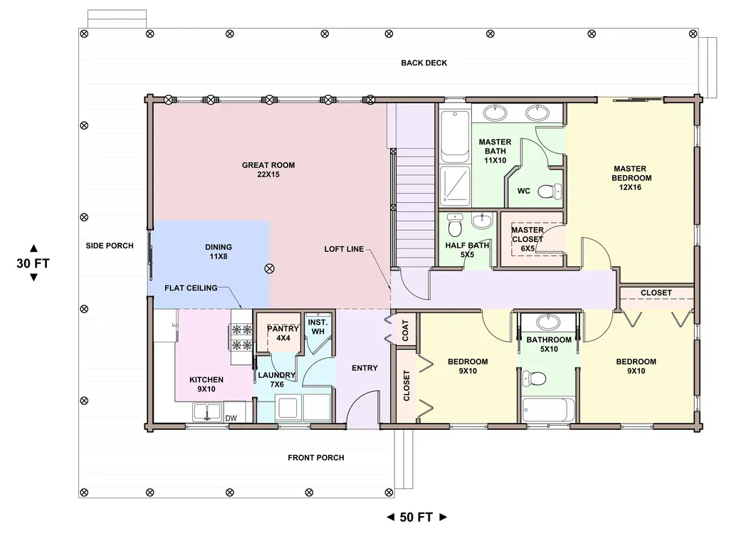 Skyline 2 — main floor plan