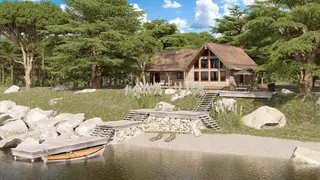 Skyline 2 - Log Home Floor Plans Shop by Sierra Log & Timber