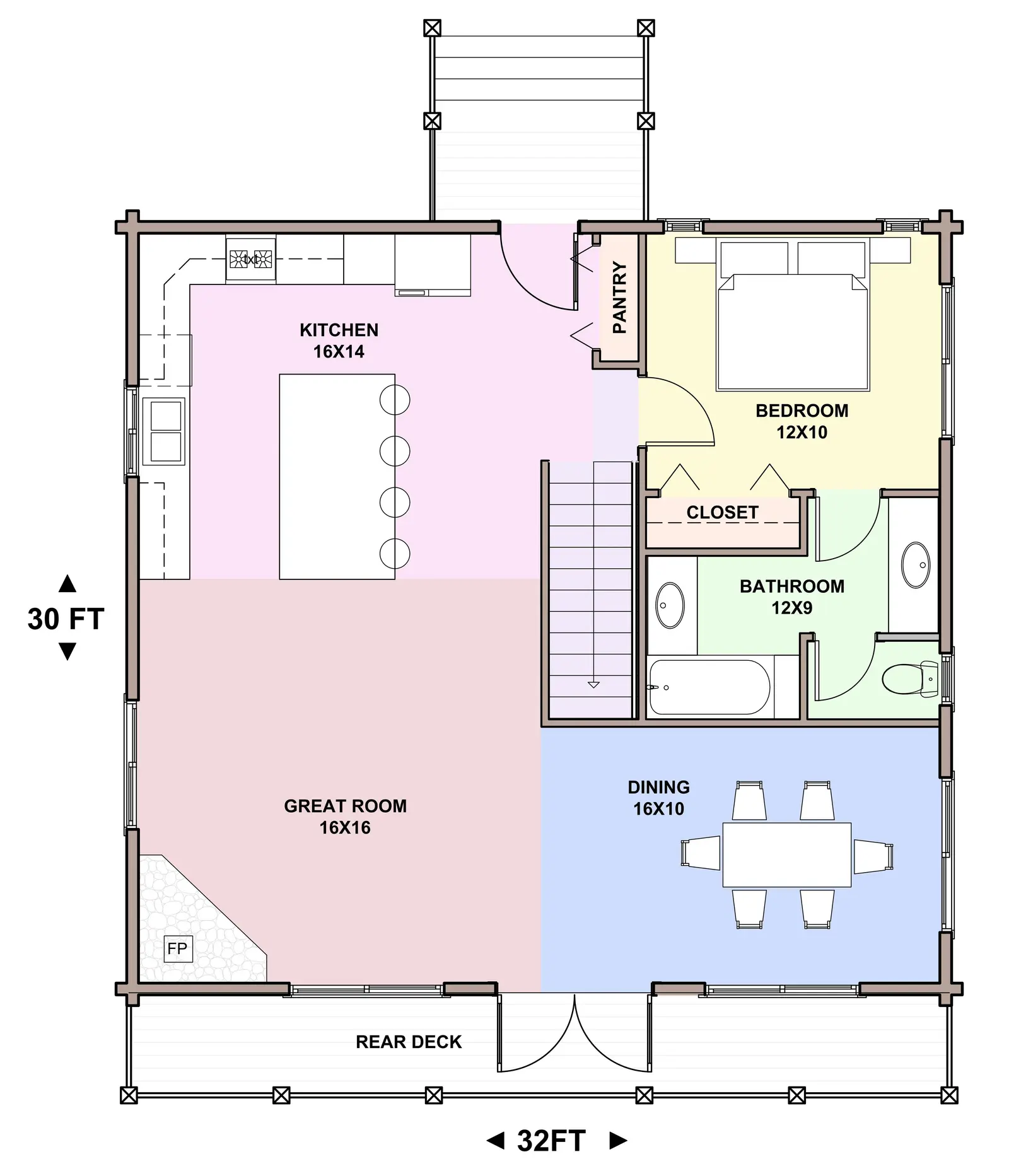 parkside — main floor plan