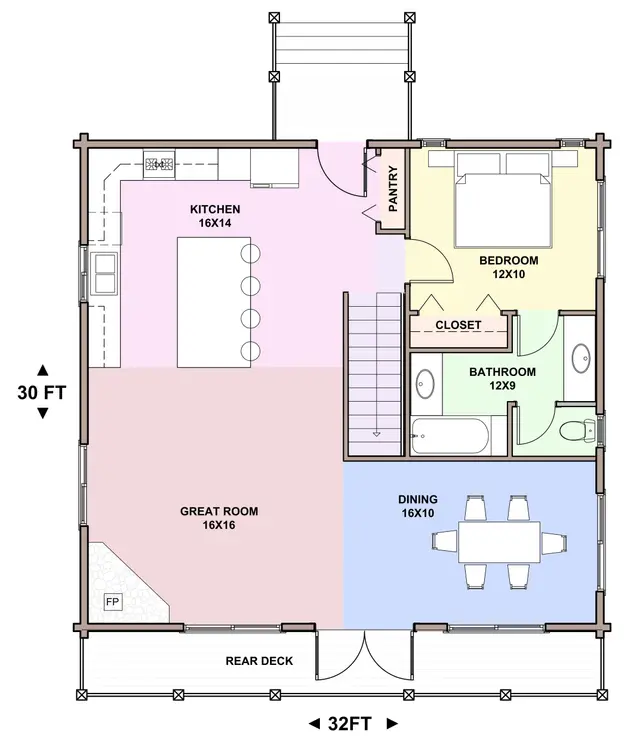 parkside — main floor plan