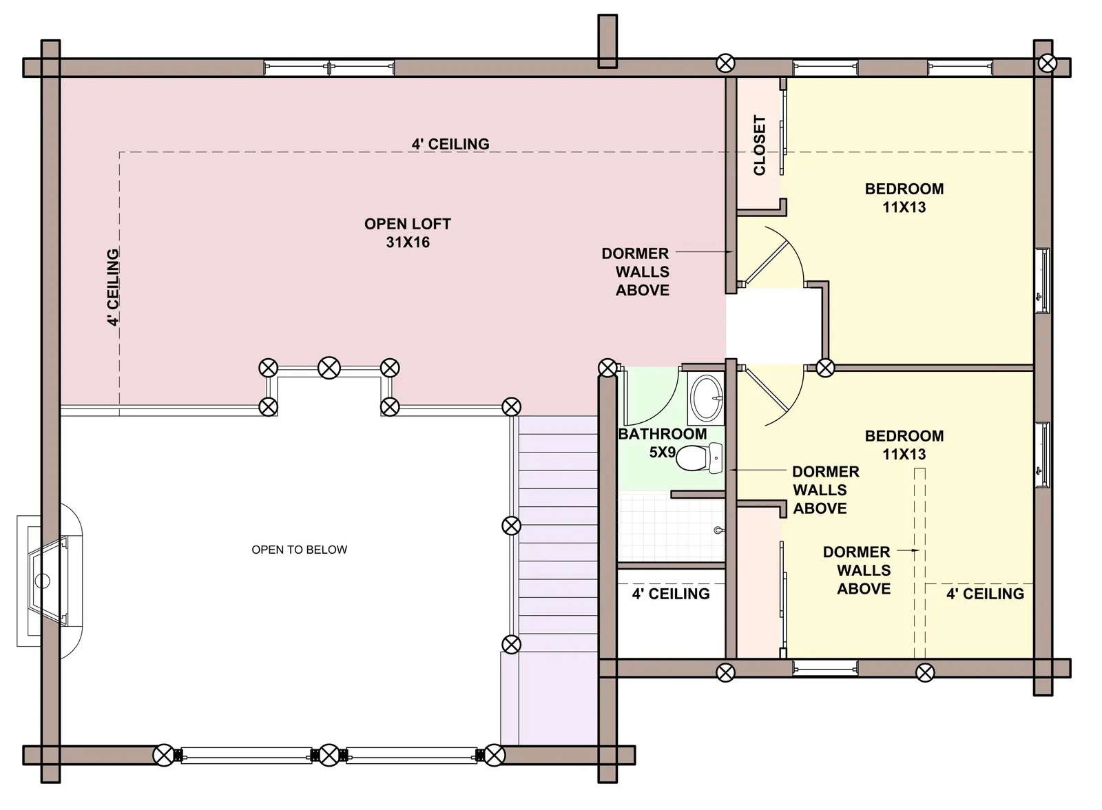 Rio Bravo — loft floor plan