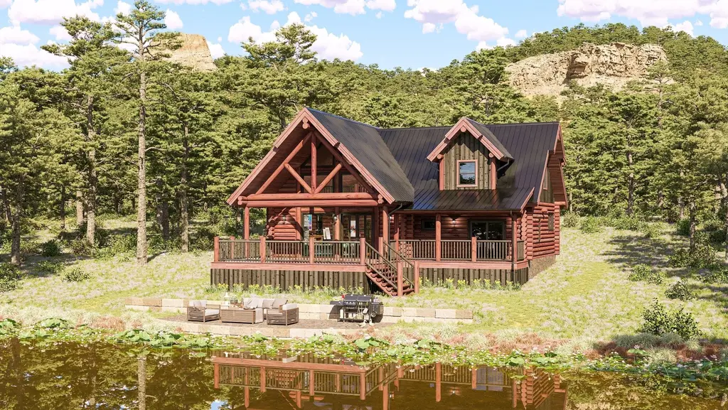Rio Bravo - Log Home Floor Plans Shop by Sierra Log & Timber