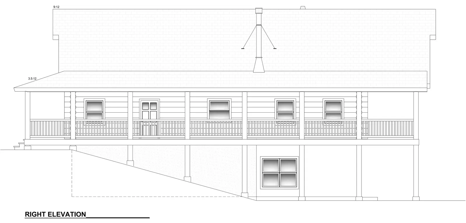 Chalet — elevation 4