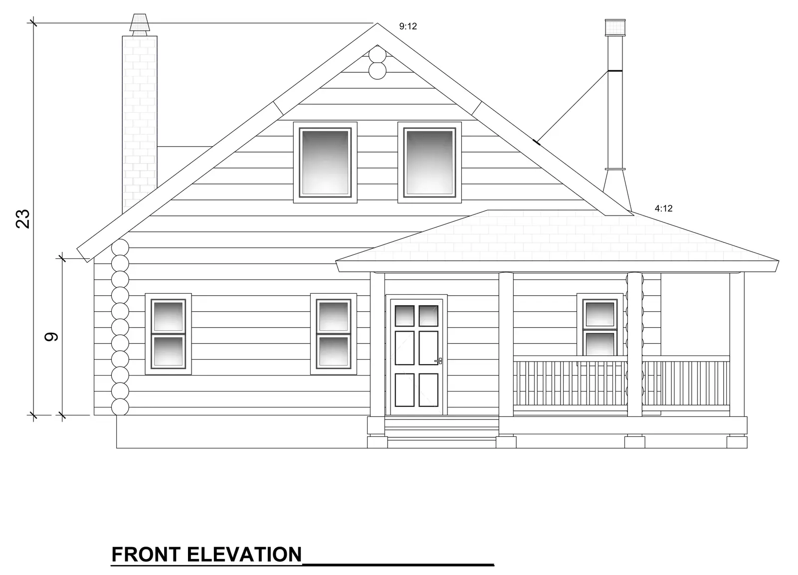 Chalet — elevation 3