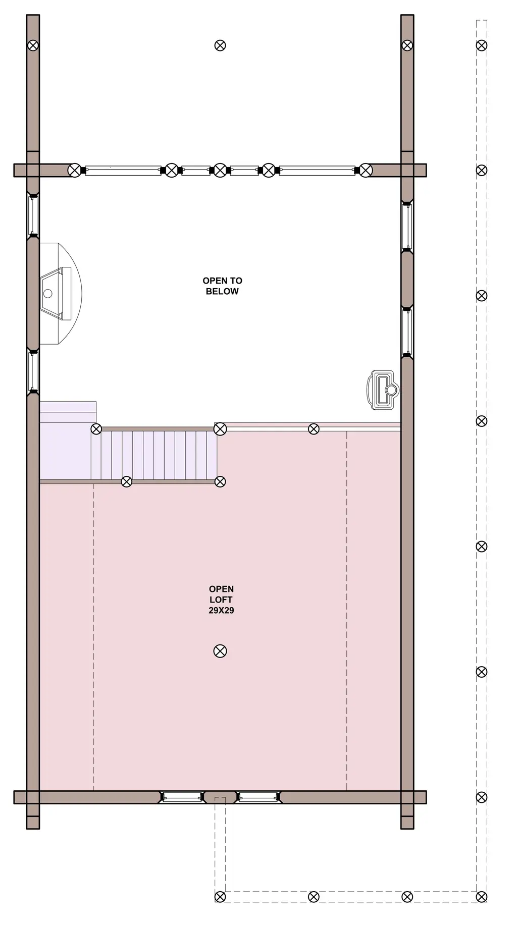 Chalet — loft floor plan