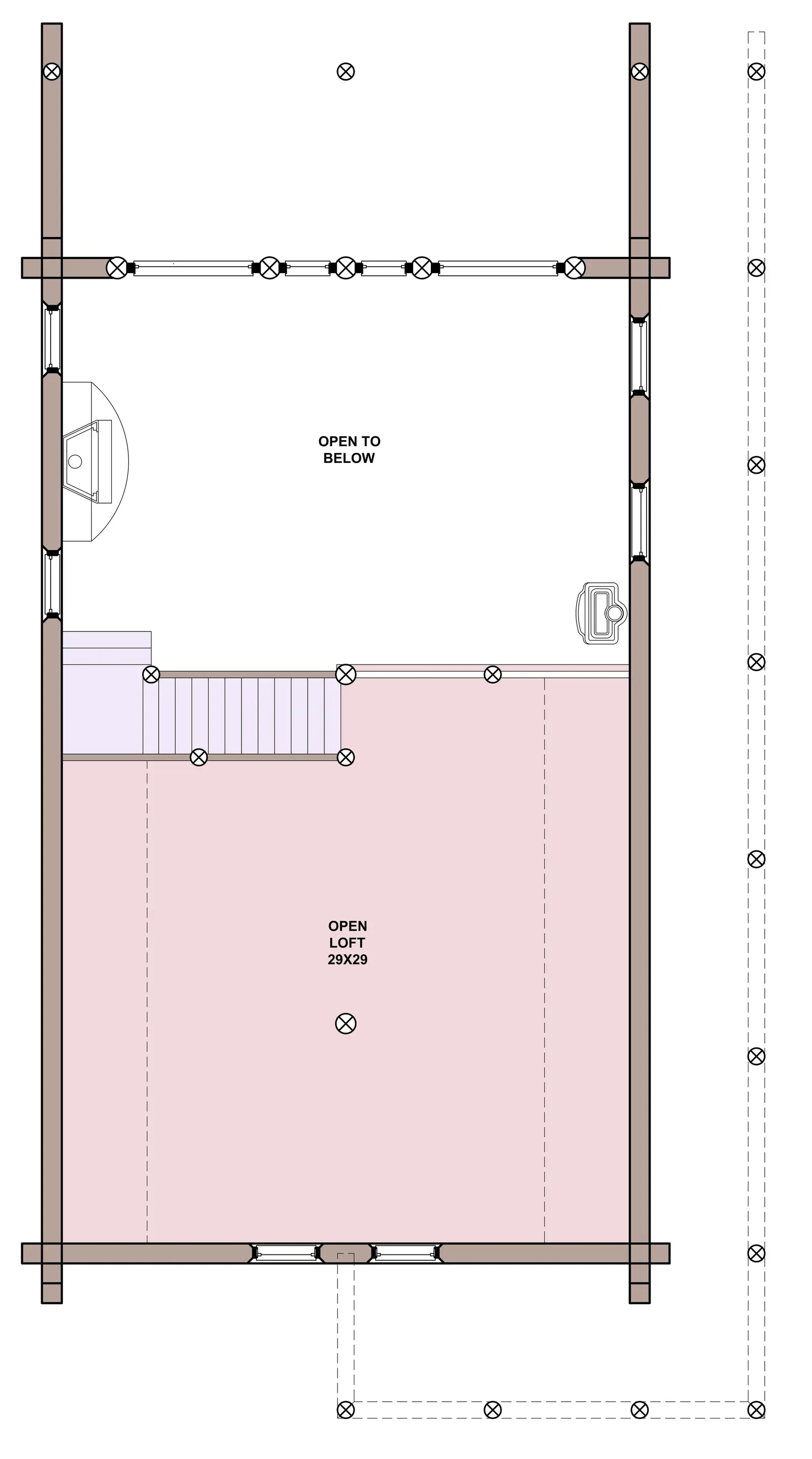 Chalet — loft floor plan