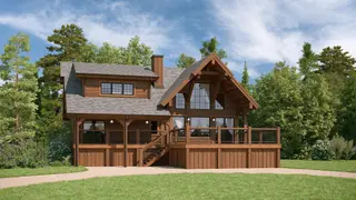 Timber Palace - Log Home Floor Plans Shop by Sierra Log & Timber