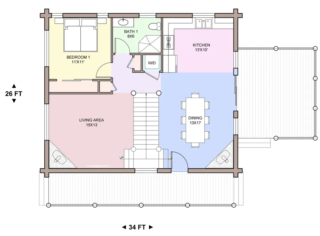 tahoe valley — main floor plan
