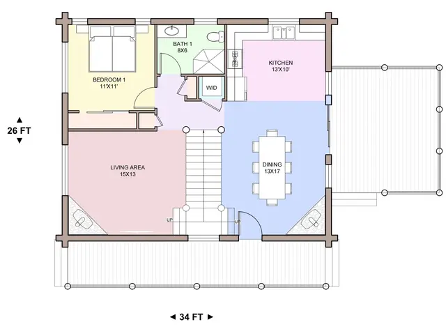 tahoe valley — main floor plan