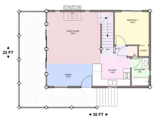 shadow hill — main floor plan