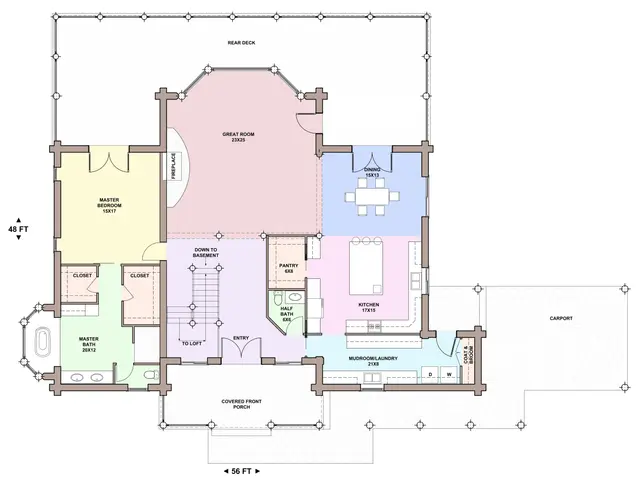 Cressman — main floor plan