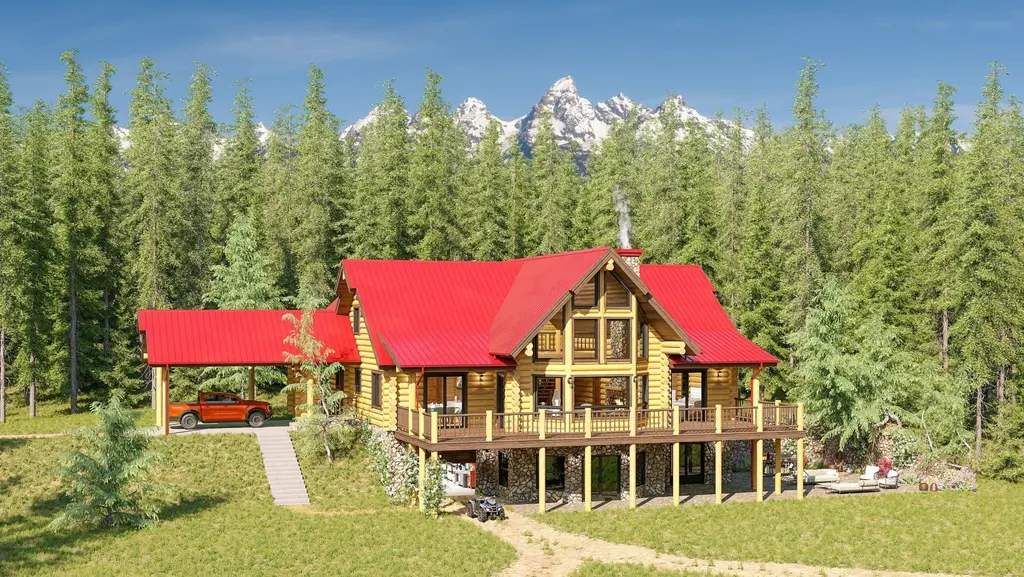 Cressman - Log Home Floor Plans Shop by Sierra Log & Timber