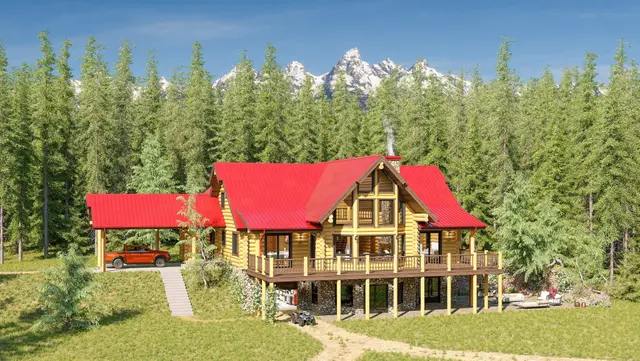 Cressman - Log Home Floor Plans Shop by Sierra Log & Timber