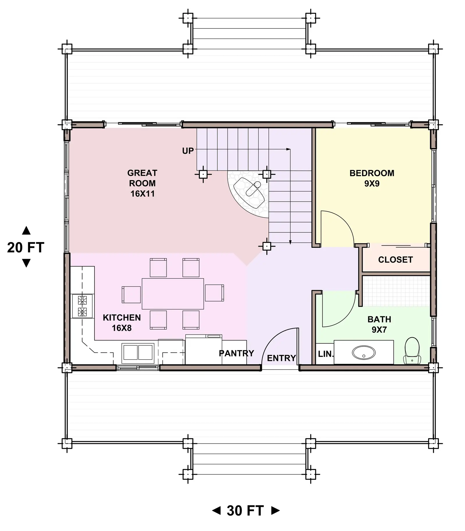 Kennedy — main floor plan