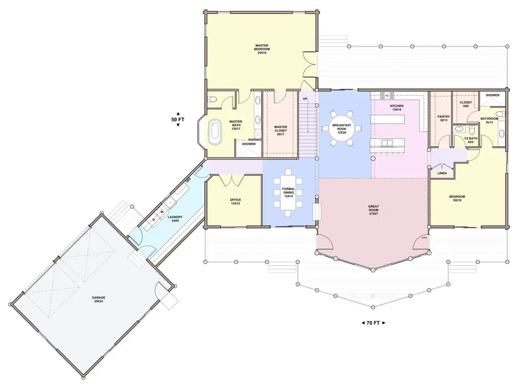 Elkton — main floor plan