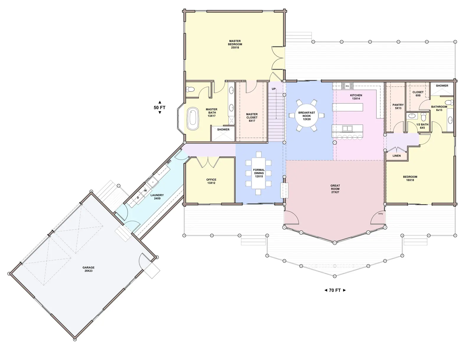 Elkton — main floor plan