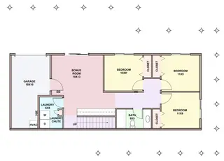 Orchid — basement floor plan