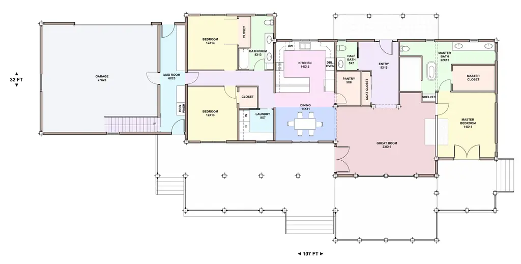coventry — main floor plan