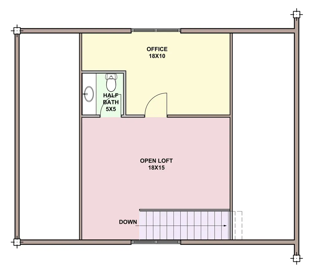 coventry — loft floor plan