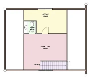 coventry — loft floor plan