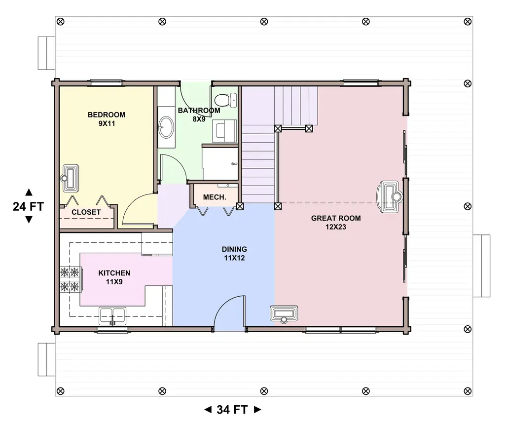 Boma — main floor plan