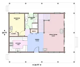 Boma — main floor plan