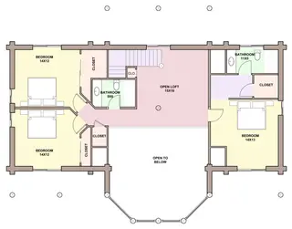 Rocky Top — loft floor plan