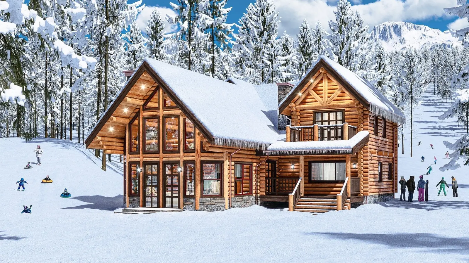Grizzly Flats - Log Home Floor Plans Shop by Sierra Log & Timber
