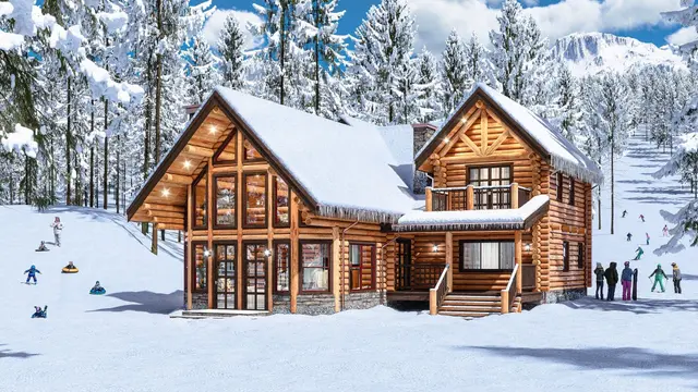Grizzly Flats - Log Home Floor Plans Shop by Sierra Log & Timber
