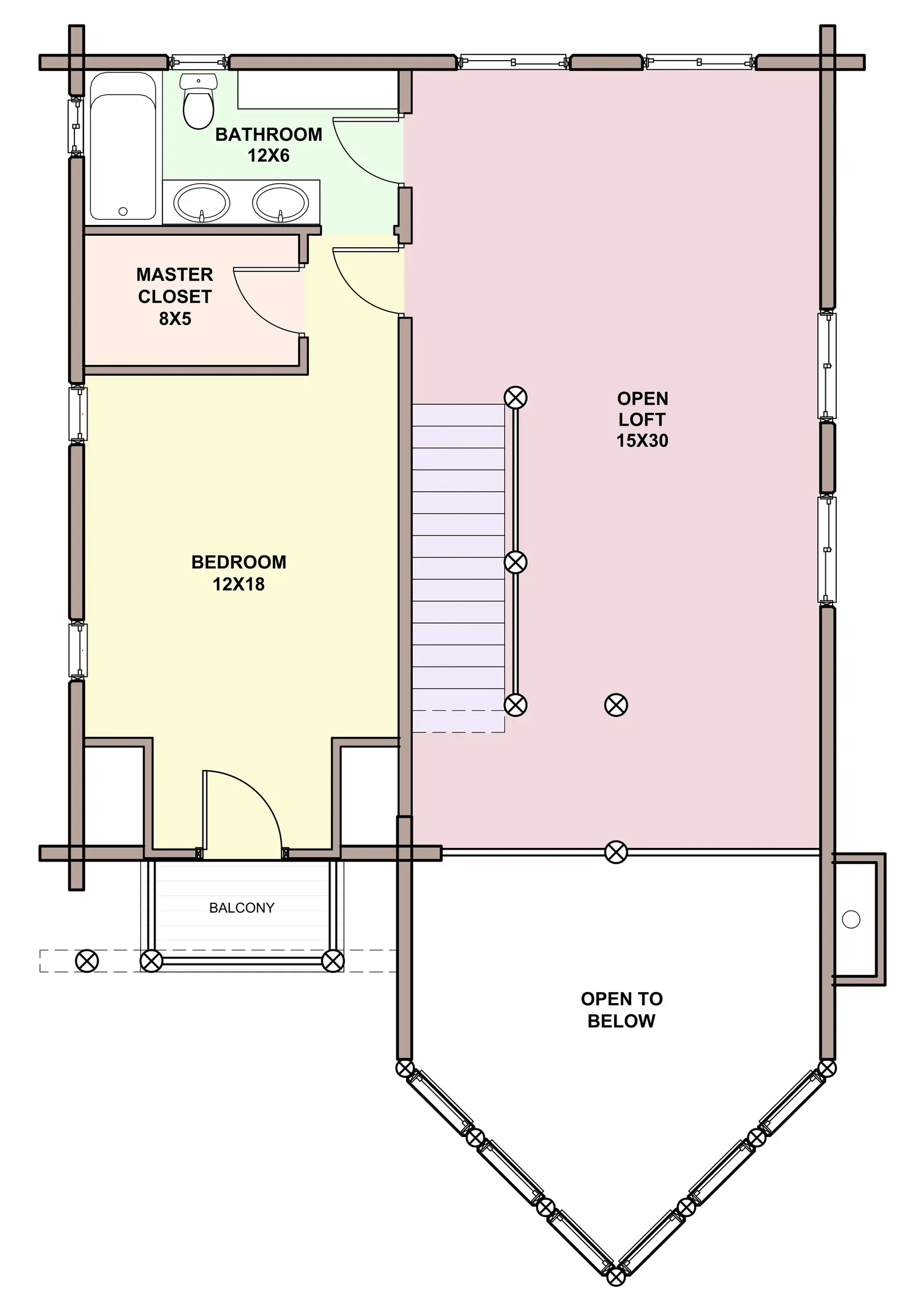 Knox — loft floor plan