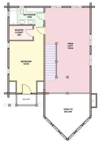 Knox — loft floor plan