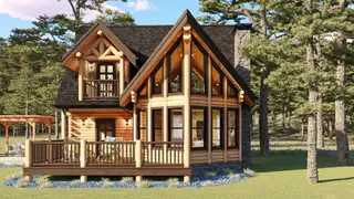 Knox - Log Home Floor Plans Shop by Sierra Log & Timber