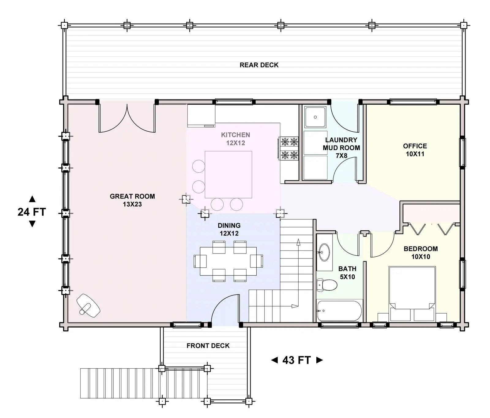 Sonoma — main floor plan
