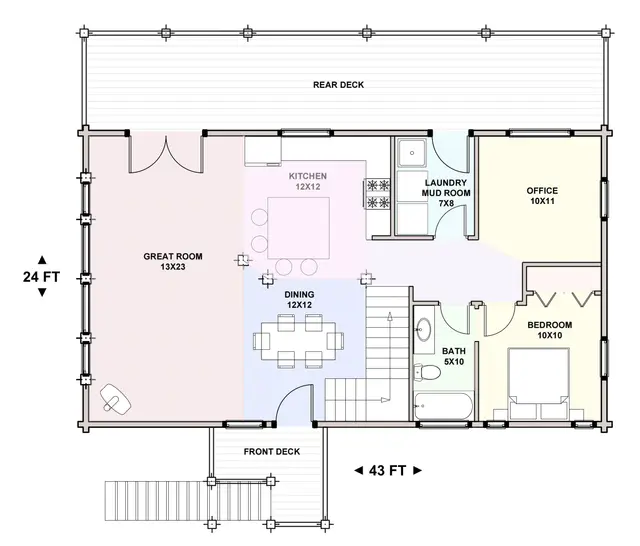 Sonoma — main floor plan