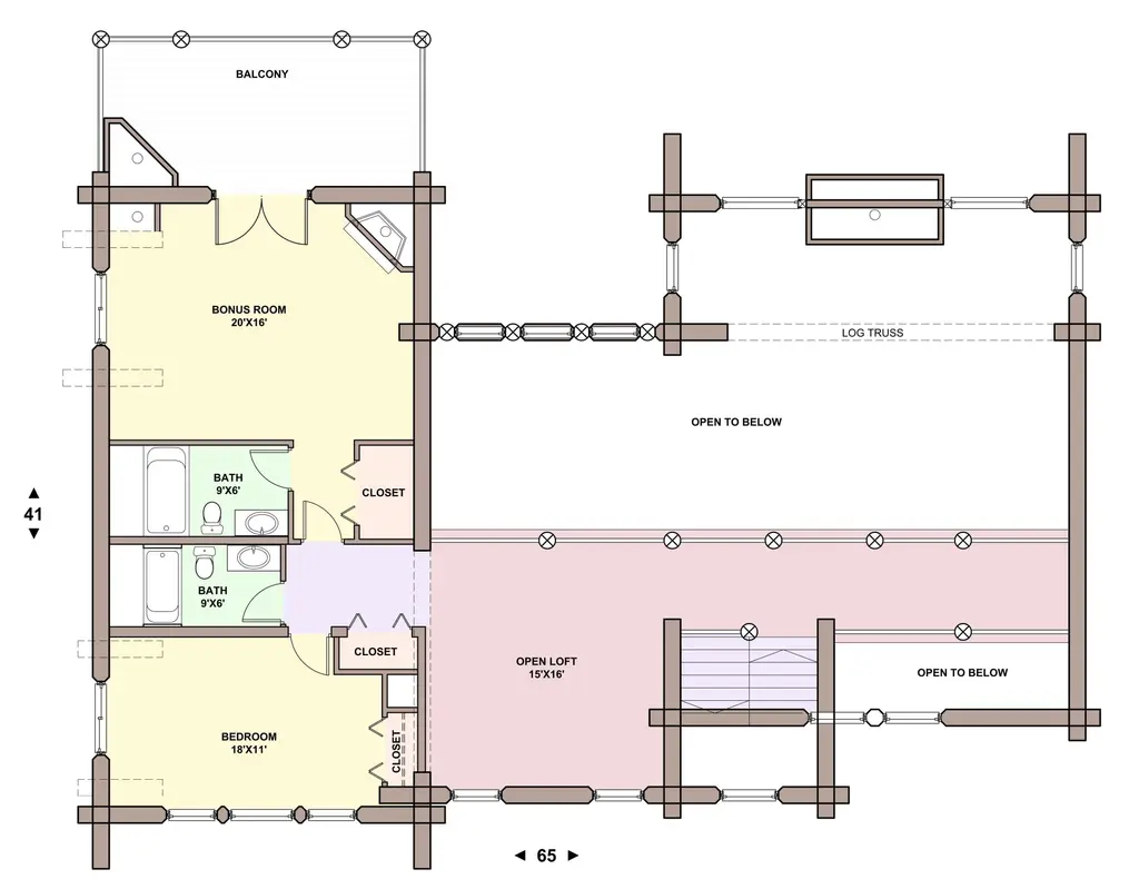 big bear — loft floor plan