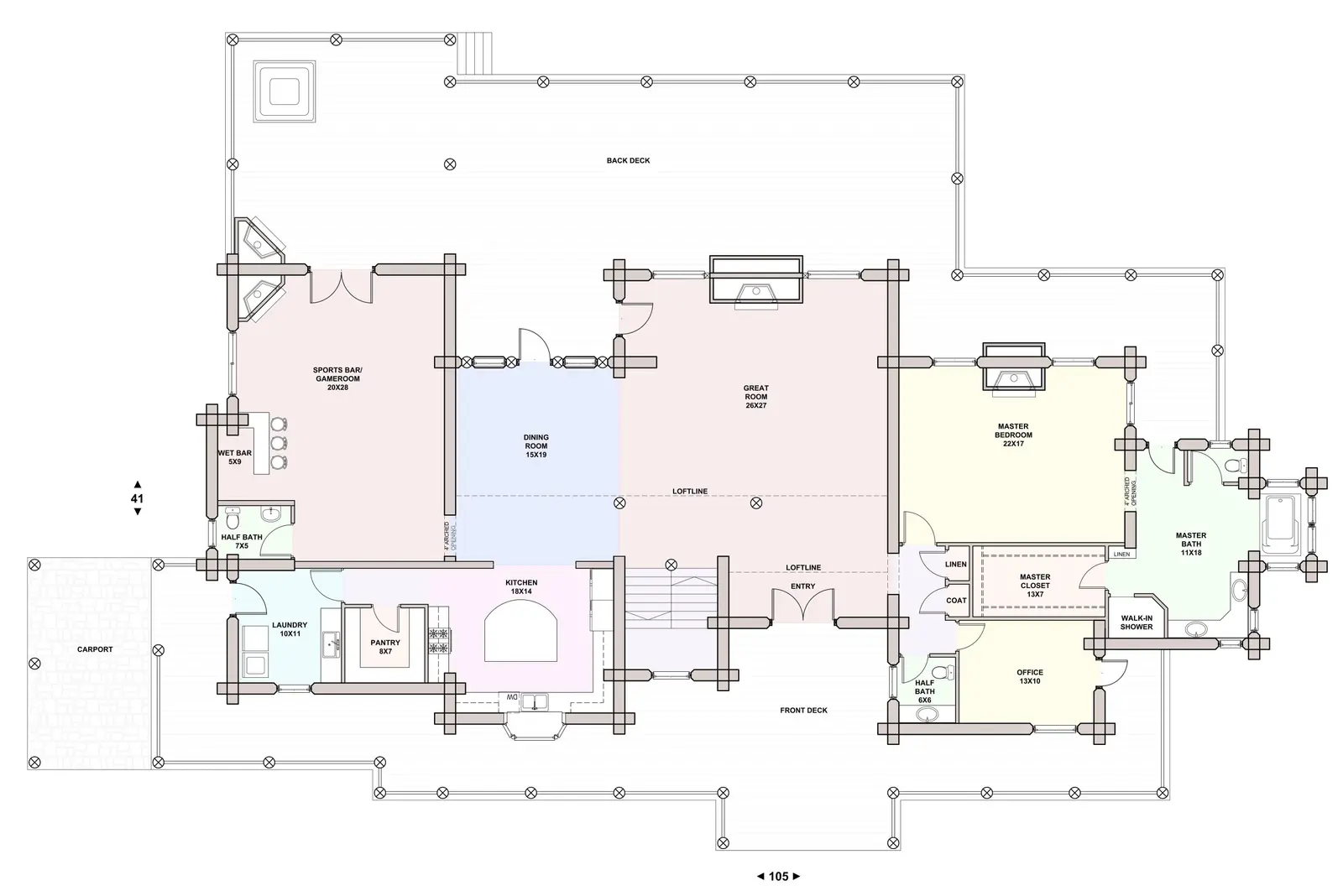 big bear — main floor plan